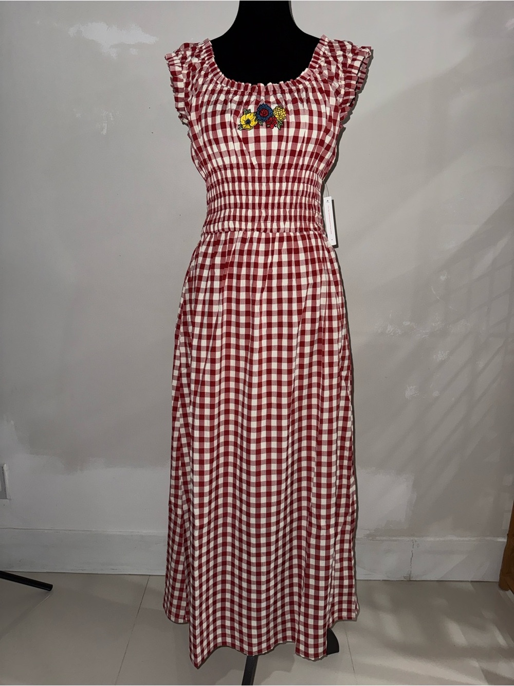 Lisa Says Gah Annie Dress in Cherry Gingham NWT - Picture 5 of 9
